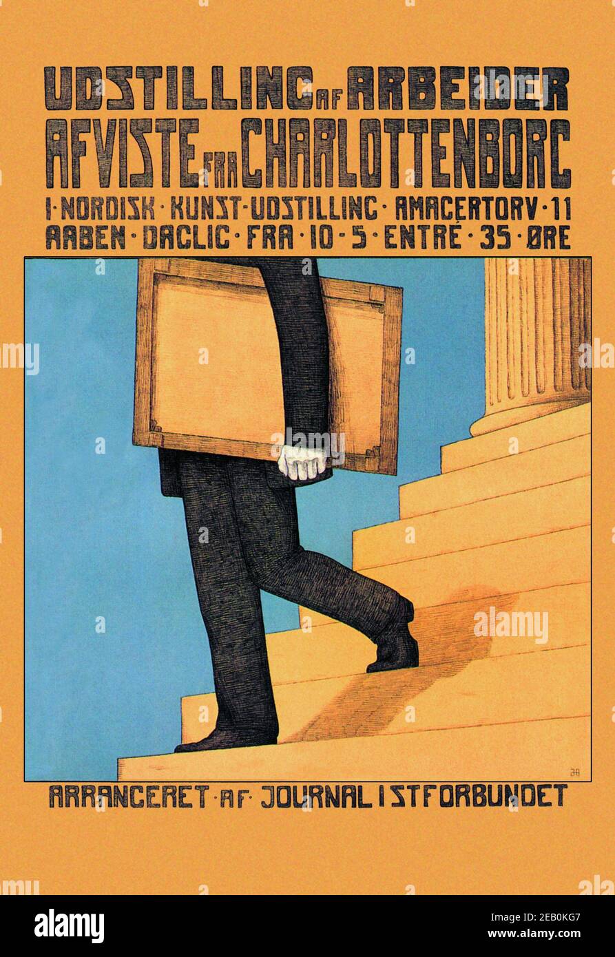 Stufen Hinunter Gehen 1905 Stockfoto