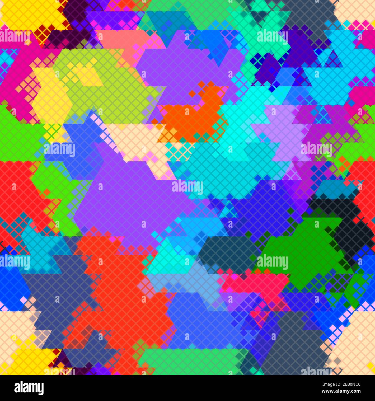 Vektor trendy low-Poly nahtlose Muster. Tarnung polygonalen Hintergrund Stock Vektor
