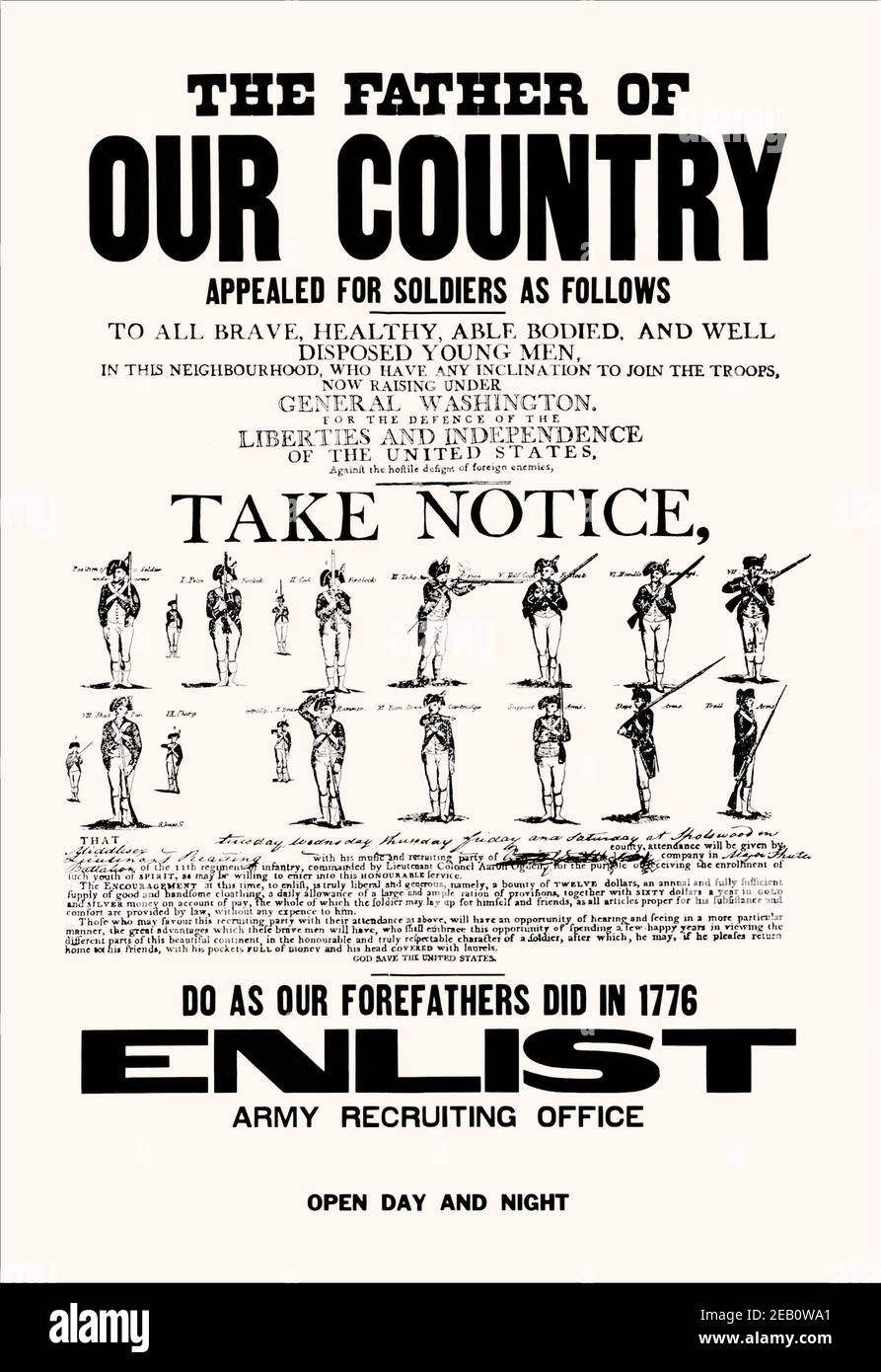 Vater unseres Landes 1917 Stockfoto