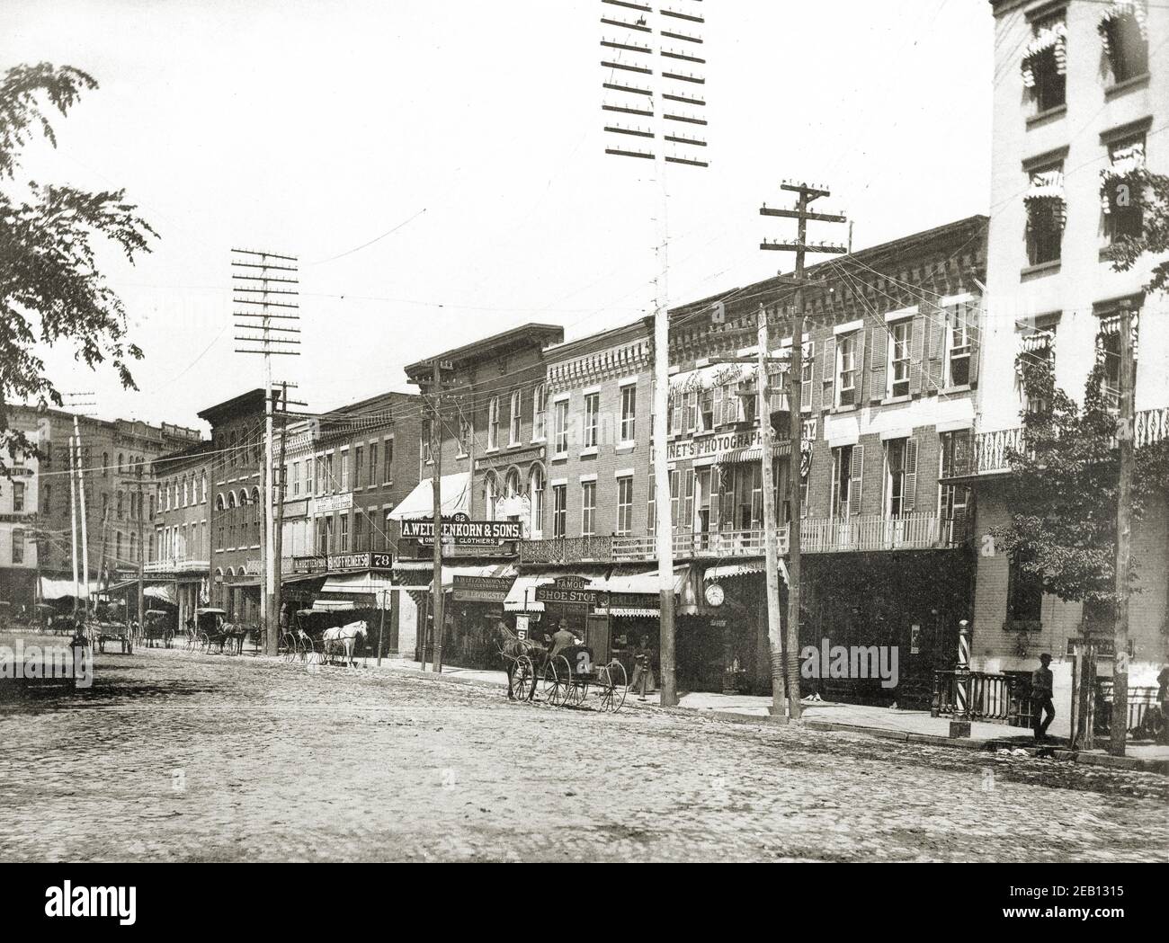 Wilkes barre pennsylvania karte Fotos und Bildmaterial in hoher