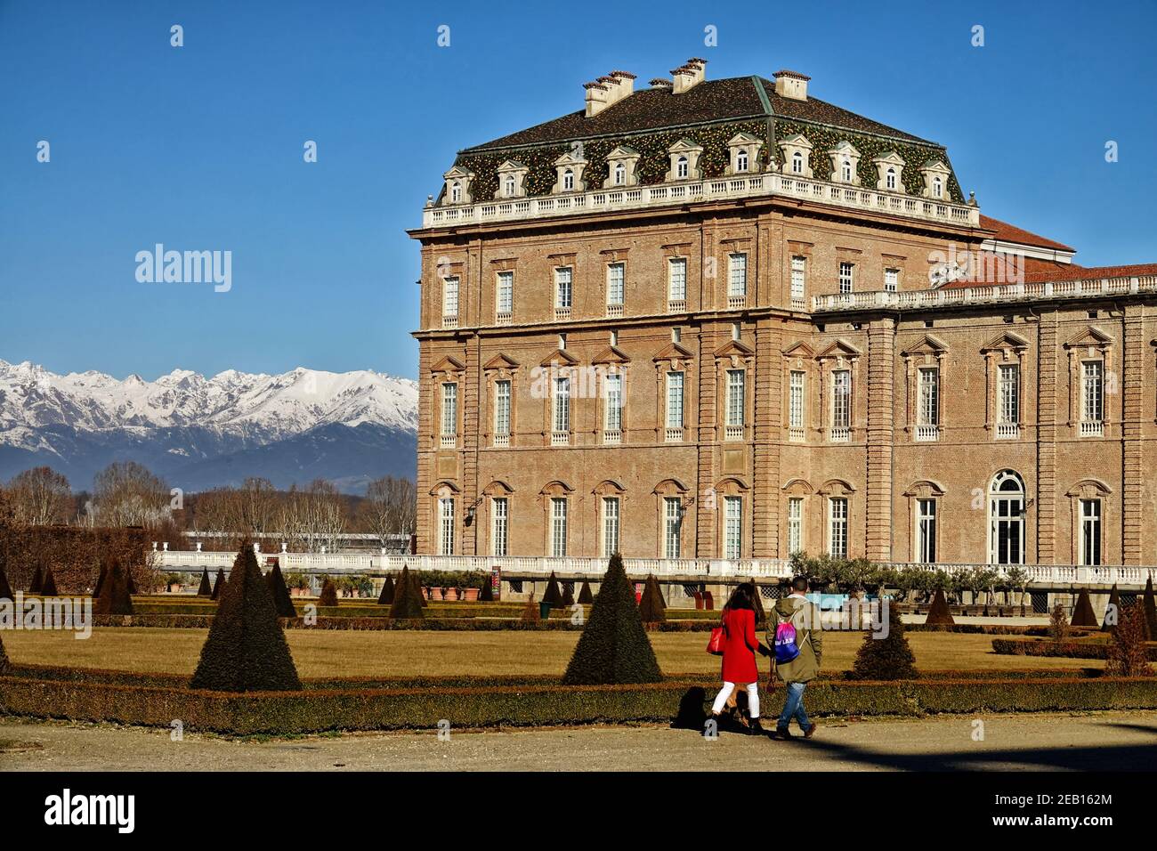 Der Palast von Venaria reale - Königliche Residenz von Savoyen. Turin, Italien . Stockfoto