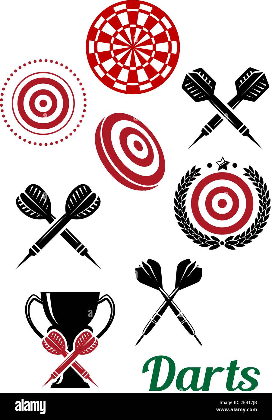 Darts Logo Stock Vektorgrafiken Kaufen Seite 2 Alamy