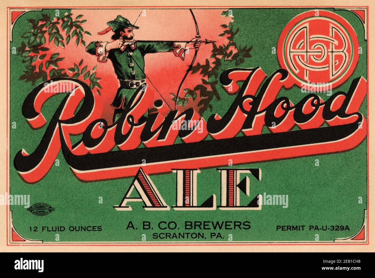 Robin Hood Ale Stockfoto