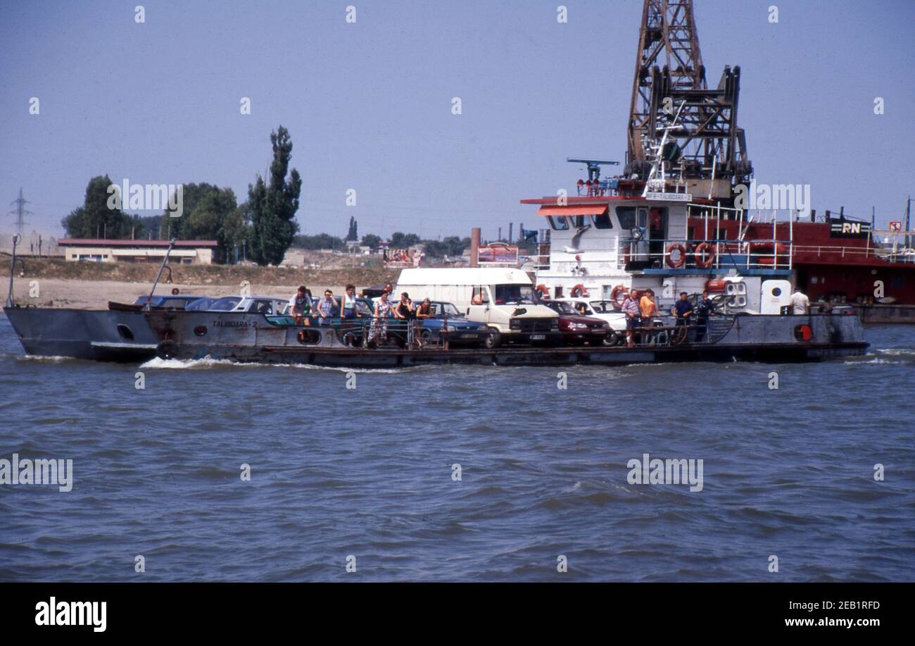 Reportage Rumänien 1998, Donaudelta (gescannt von Ektachrome VS) Stockfoto