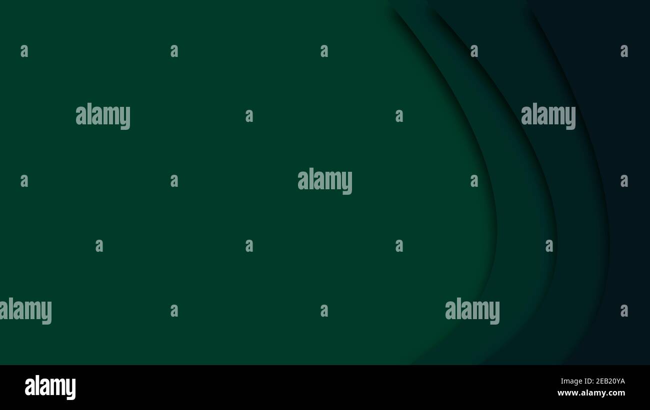 Moderne futuristische grüne Papier geschnitten abstrakten Hintergrund Stockfoto