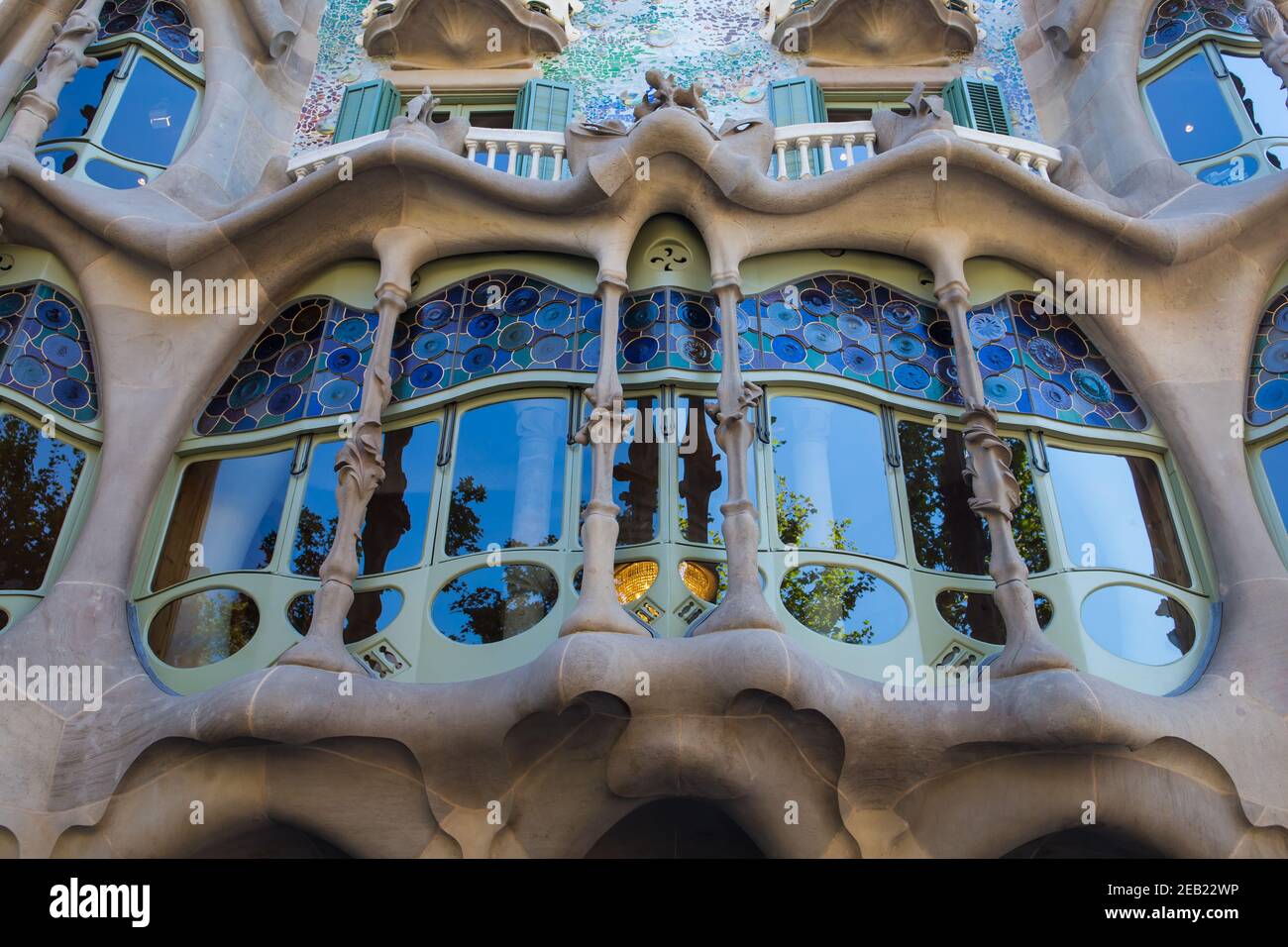 Casa Batllo Barcelona Stockfoto