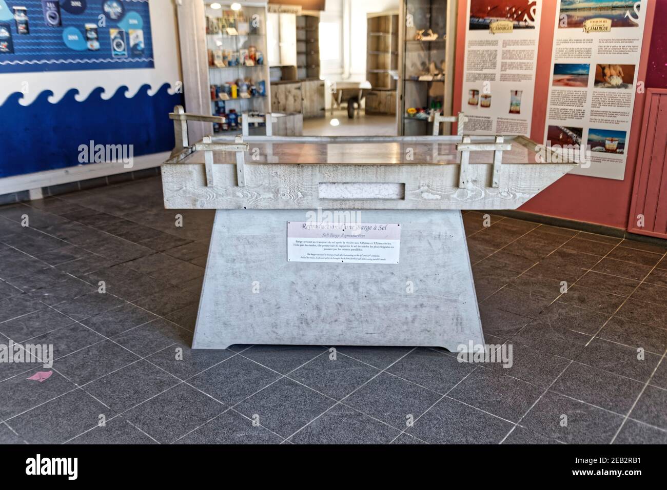 Aigues-Mortes,France,26th. September 2020.das Salzmarschen-Museum von Aigues-Mortes in Camargue am 26th. September 2020 in Aigues-Mortes in Camargue, Frankreich. Stockfoto