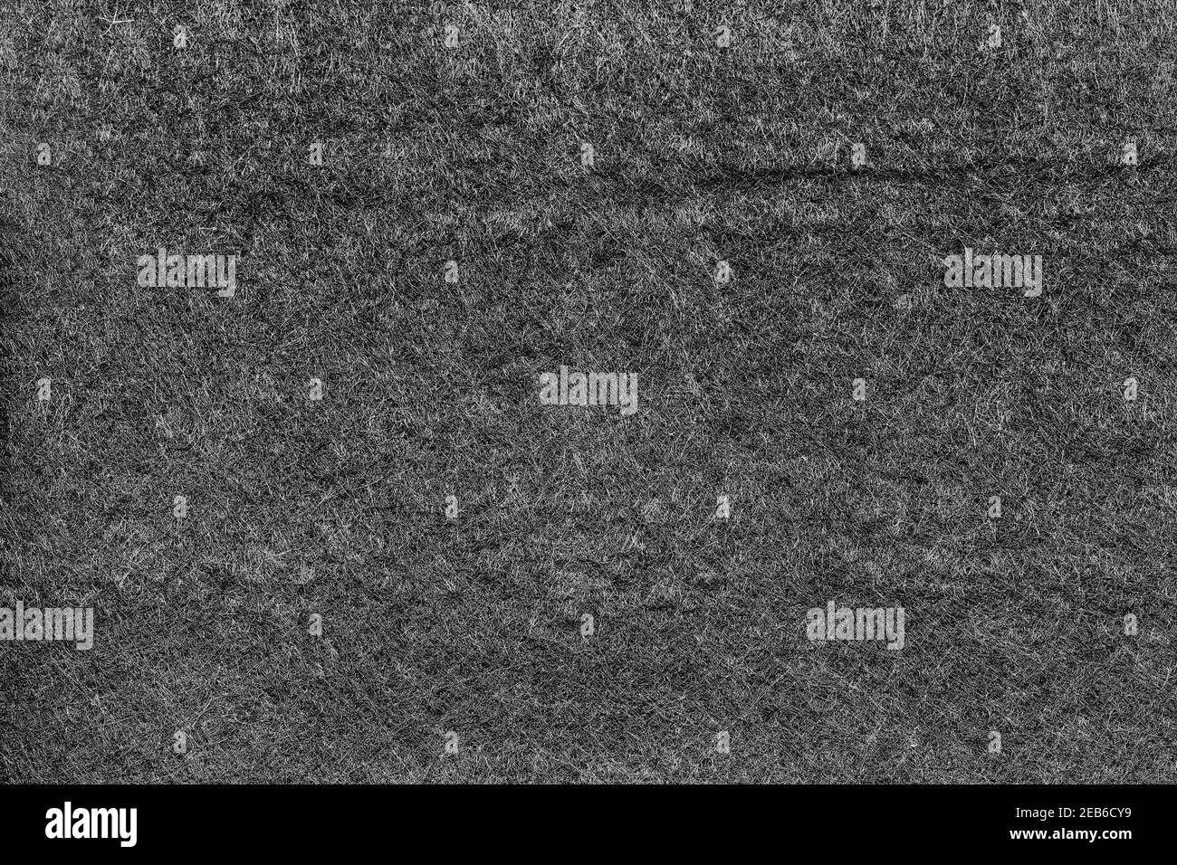 Schwarze Fasern aus Mikrofaser Tuch Hintergrund für Design in Ihrer Arbeit. Stockfoto