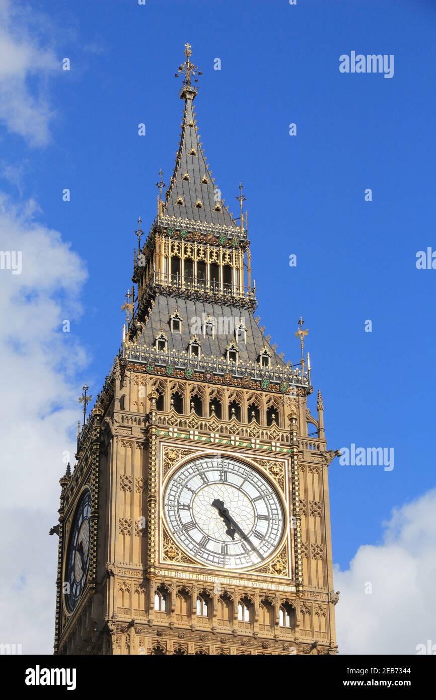 Big Ben, London. Wahrzeichen von London, Großbritannien. Stockfoto