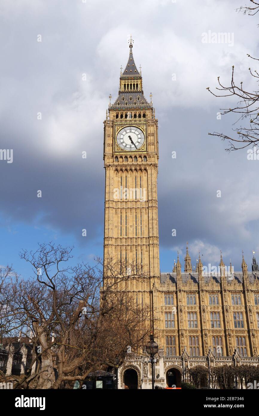 Big Ben, London. Wahrzeichen von London, Großbritannien. Stockfoto