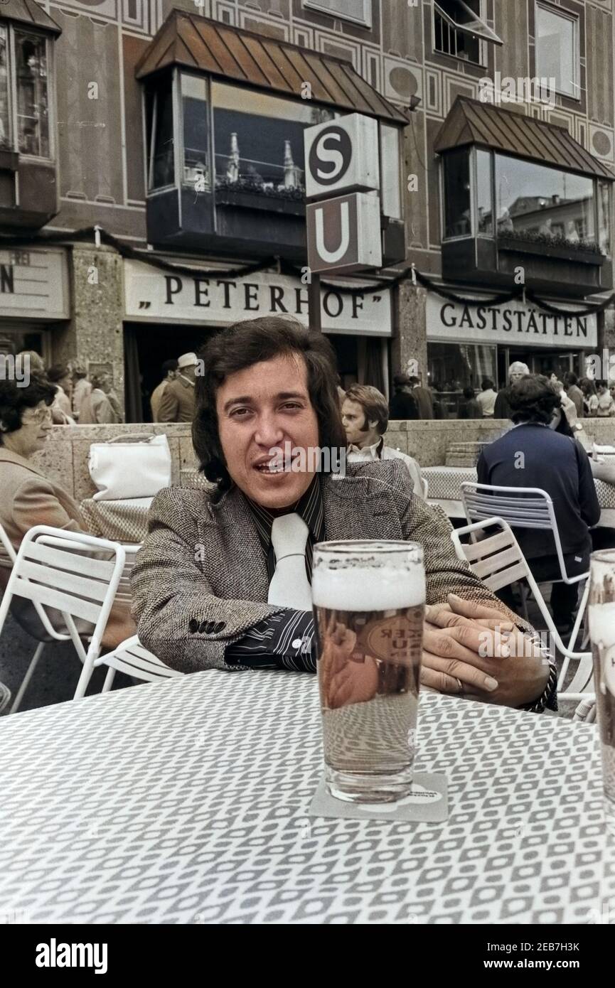 Rico Lanza, der Uneheliche Sohn von Mario Lanza, in München