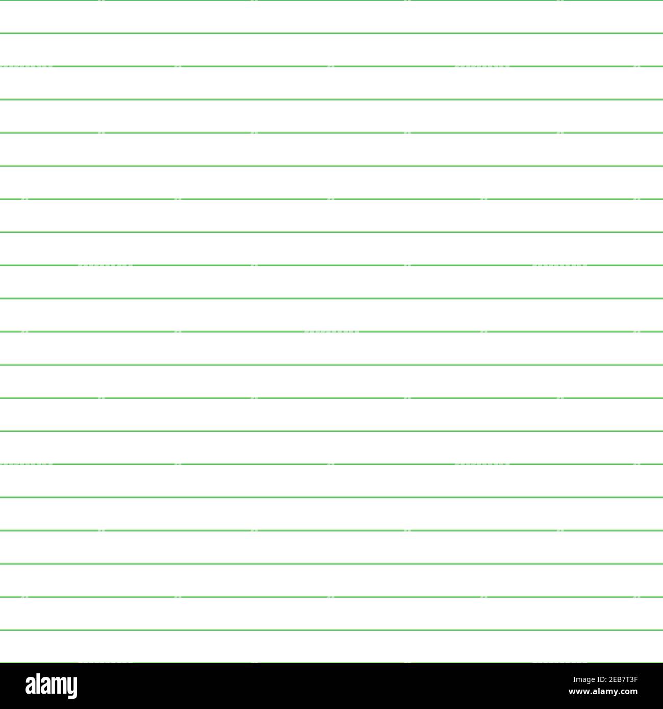 Rasterpapier. Abstrakt gestreifter Hintergrund mit Farbe horizontale Linien. Geometrische nahtlose Muster für Schule, Tapete, Texturen, Notizbuch. Liniertes Papier Stock Vektor