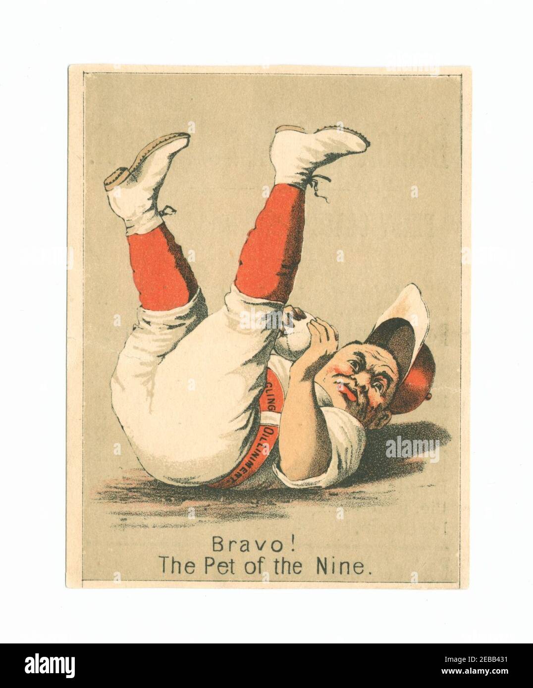 Fünf Karten in Farbe, von Gargling Oil Liniment- c. Bravo! Das Haustier der neun Stockfoto