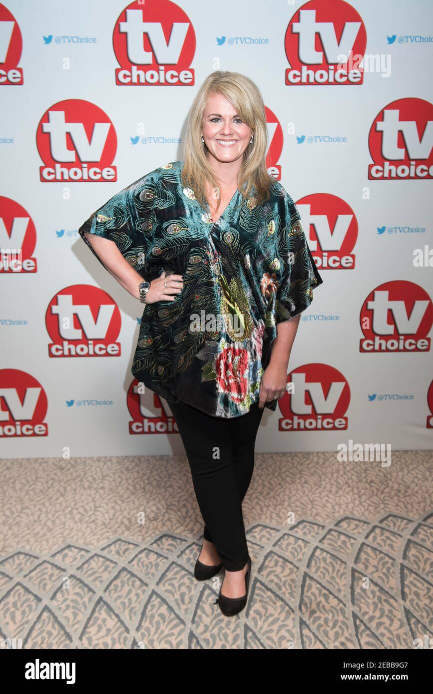 Sally Lindsay kommt bei den TV Choice Awards 2016 im Dorchester Hotel, London an. Bilddatum: Montag, 5th. September 2016. Bildnachweis sollte lesen: David Jensen/EMPICS Entertainment Stockfoto