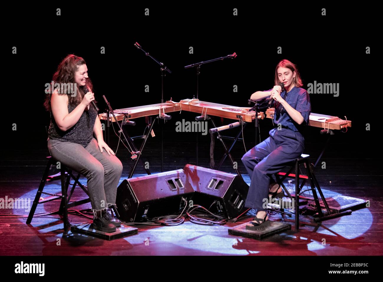 Barcelona, Spanien. 2021,02.05. Konzert der Cocanha-Band im Tradicionarius. Fotograf: © Aitor Rodero. Stockfoto