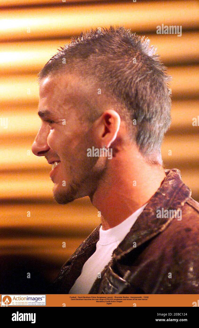 David Beckham Haarschnitt Stockfotos Und Bilder Kaufen Alamy