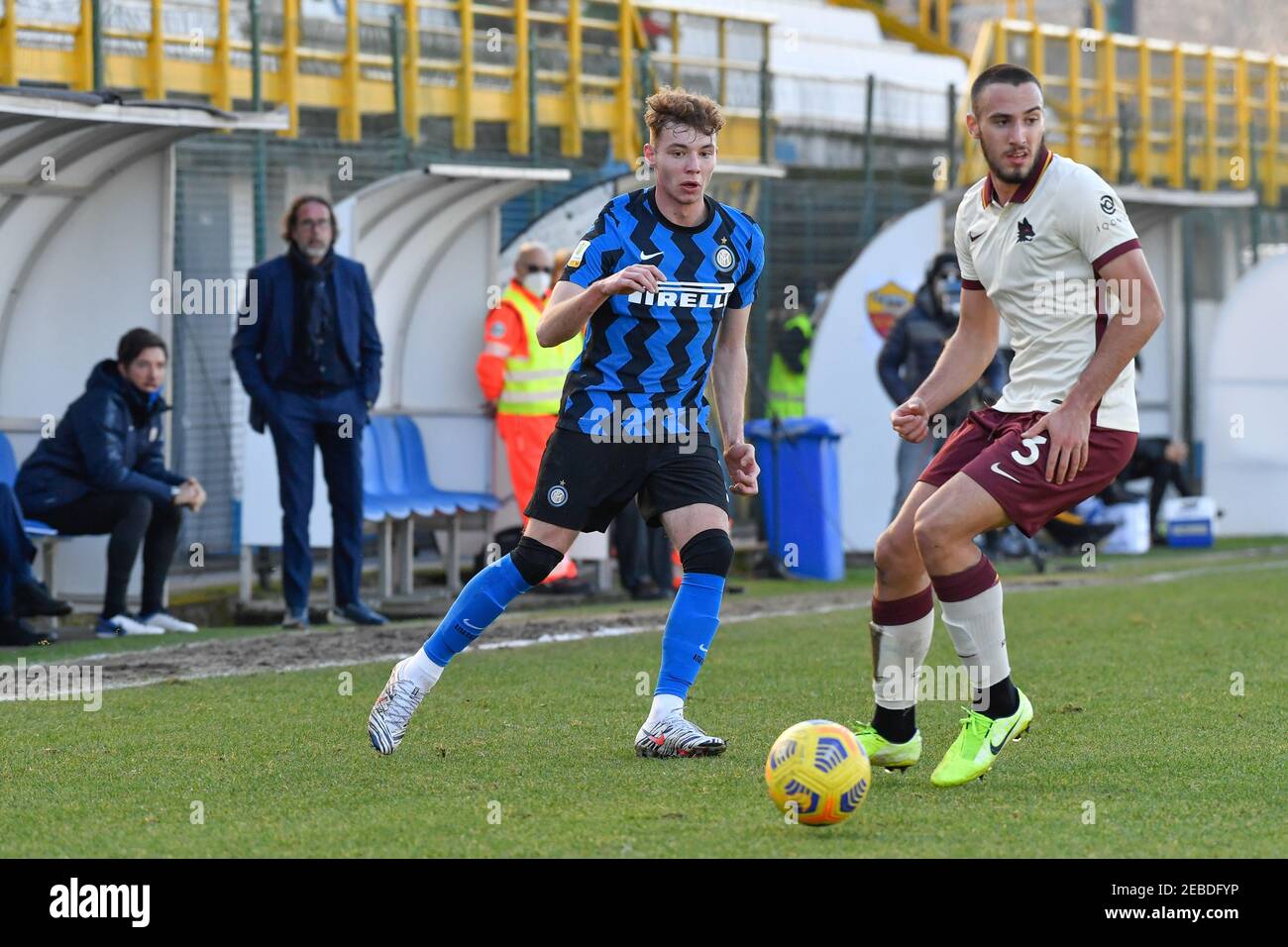 Mailand Italien 11th Februar 2021 Tibo Persyn 2 Von Inter U 19 Gesehen Wahrend Der Campionato