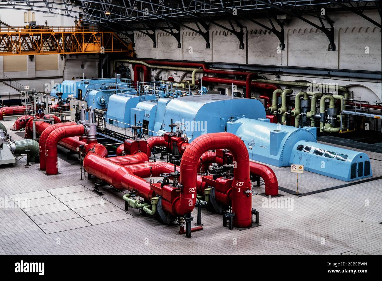 Turbinenhalle Kraftwerk Berlin Stockfoto