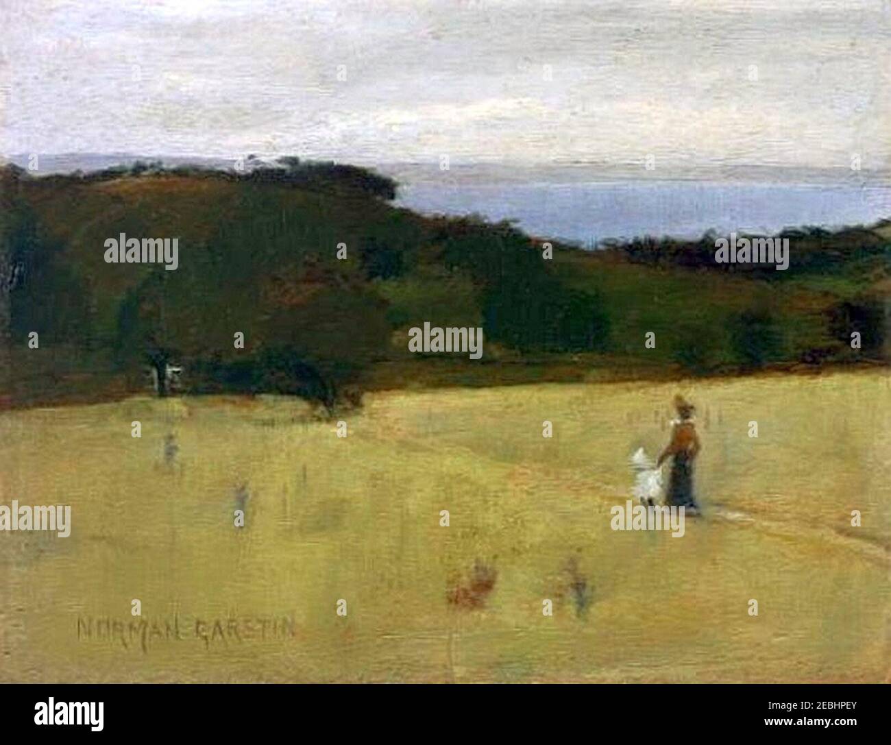 Norman Garstin - Alethea Und Ihre Mutter 1898. Stockfoto