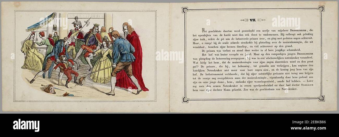 Notenkraker-Muizenkoning - een aardig sprookje voor lieve kinderen Stockfoto