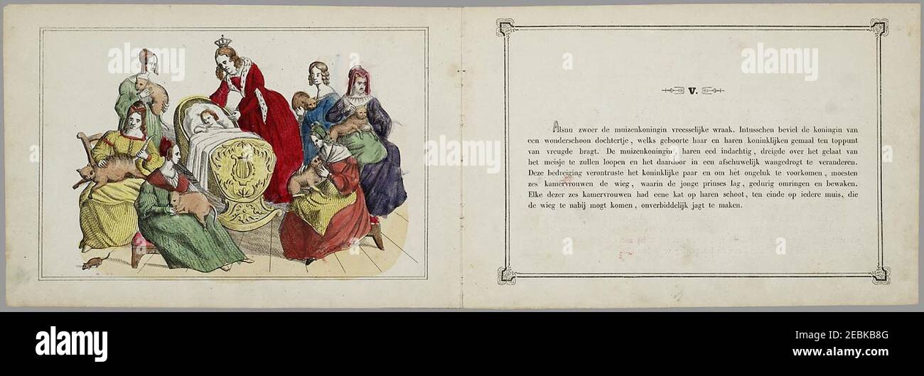 Notenkraker-Muizenkoning - een aardig sprookje voor lieve kinderen Stockfoto