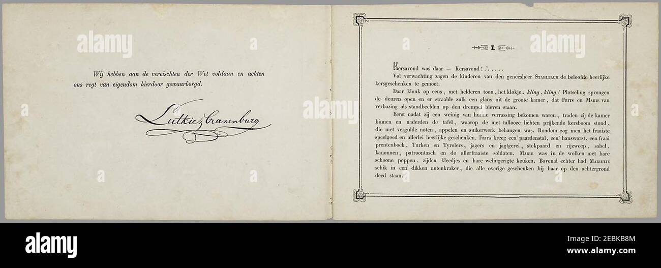 Notenkraker-Muizenkoning - een aardig sprookje voor lieve kinderen Stockfoto