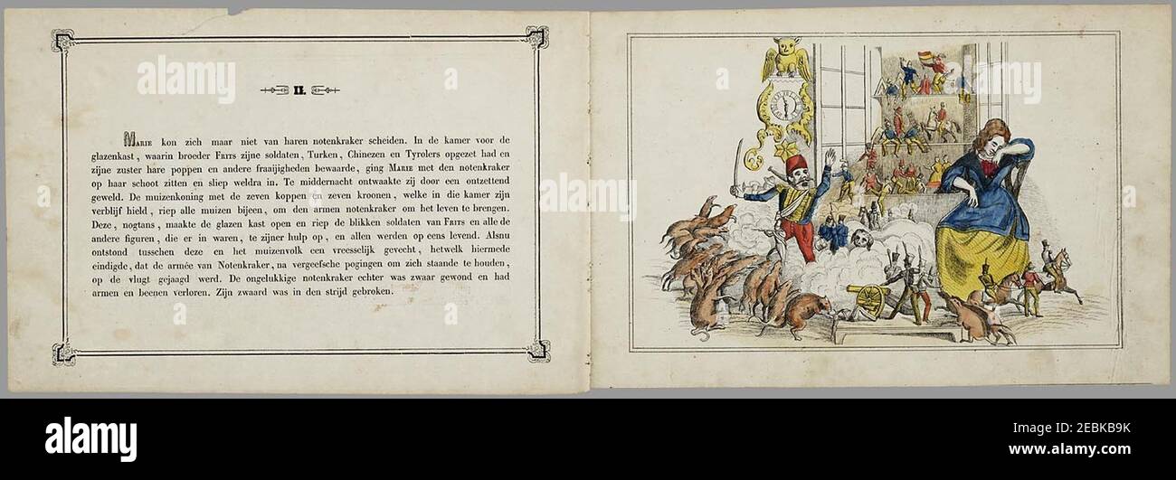 Notenkraker-Muizenkoning - een aardig sprookje voor lieve kinderen Stockfoto