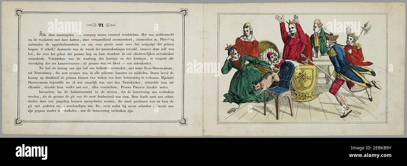 Notenkraker-Muizenkoning - een aardig sprookje voor lieve kinderen Stockfoto