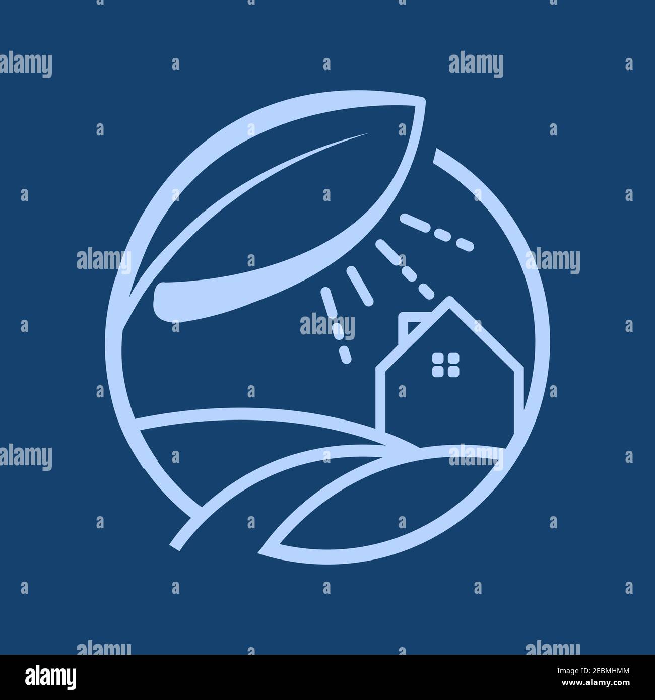 Eco Home Symbol Symbol aus Mutter Erde Tag Kollektion. Eco Home Icon trendy und modern eco Home Symbol. Vektorgrafik EPS,8 EPS,10 Stock Vektor