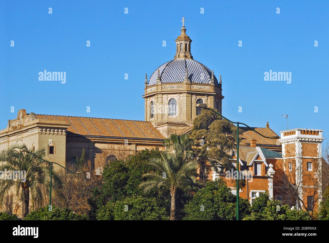Parroquia Fronleichnam. Sevilla, Spanien Stockfoto