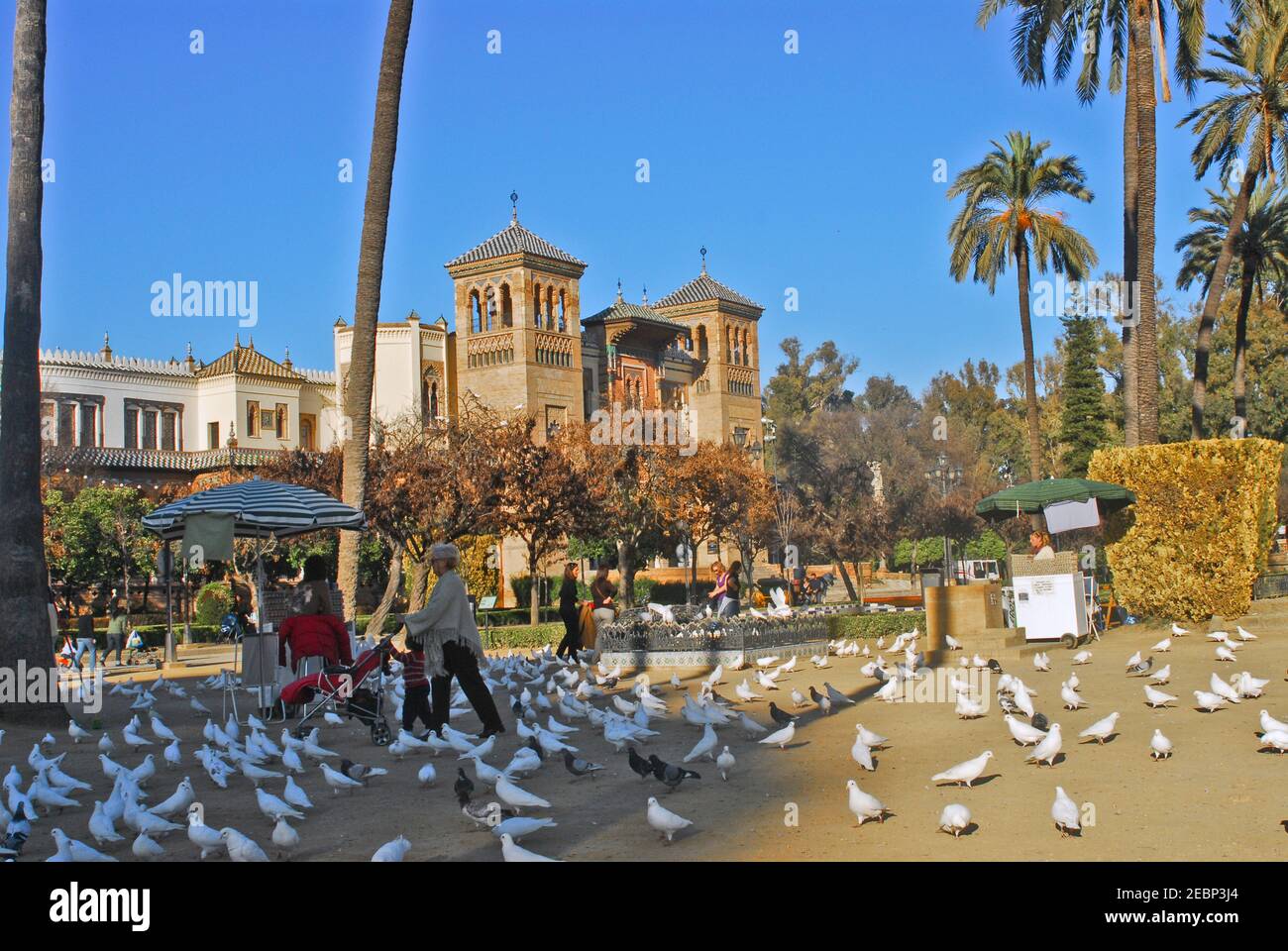 Parque de Maria Luisa. Sevilla, Spanien Stockfoto