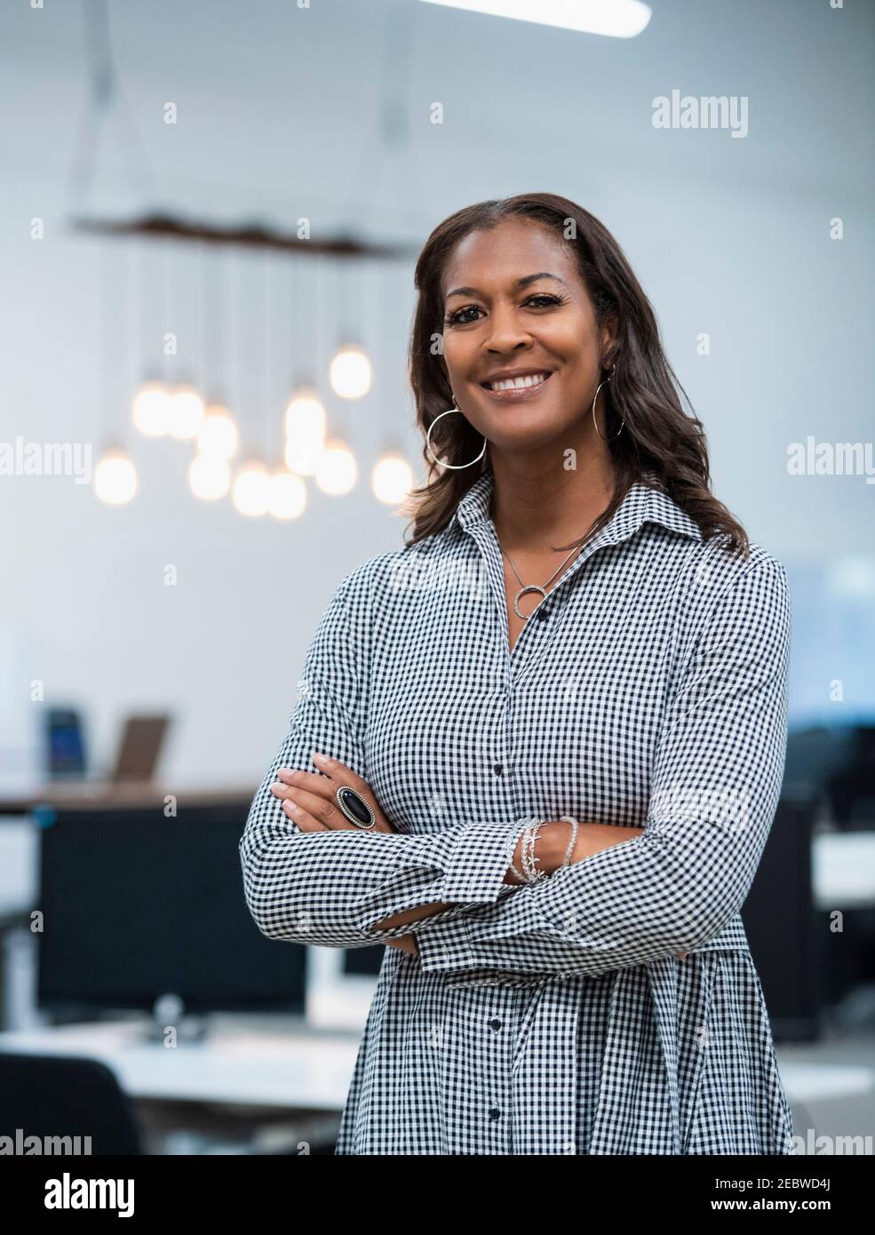 Porträt der Geschäftsfrau im Büro Stockfoto
