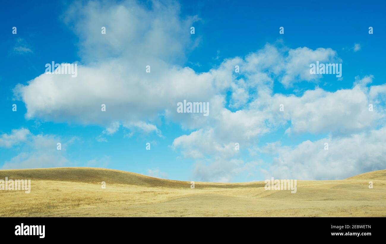 USA, Idaho, ländliche Landschaft mit Wolken Stockfoto