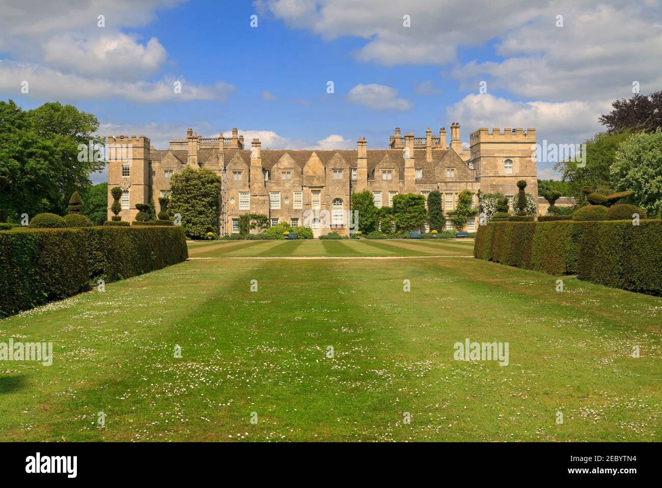 Grimsthorpe Schloß, Bourne, Lincolnshire, Südseite des Schlosses Stockfoto