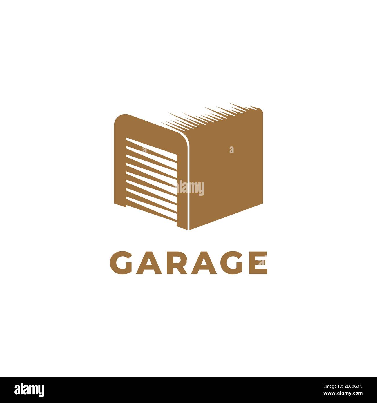 Garage Logo Design Symbol Vektor Vorlage Stock Vektor