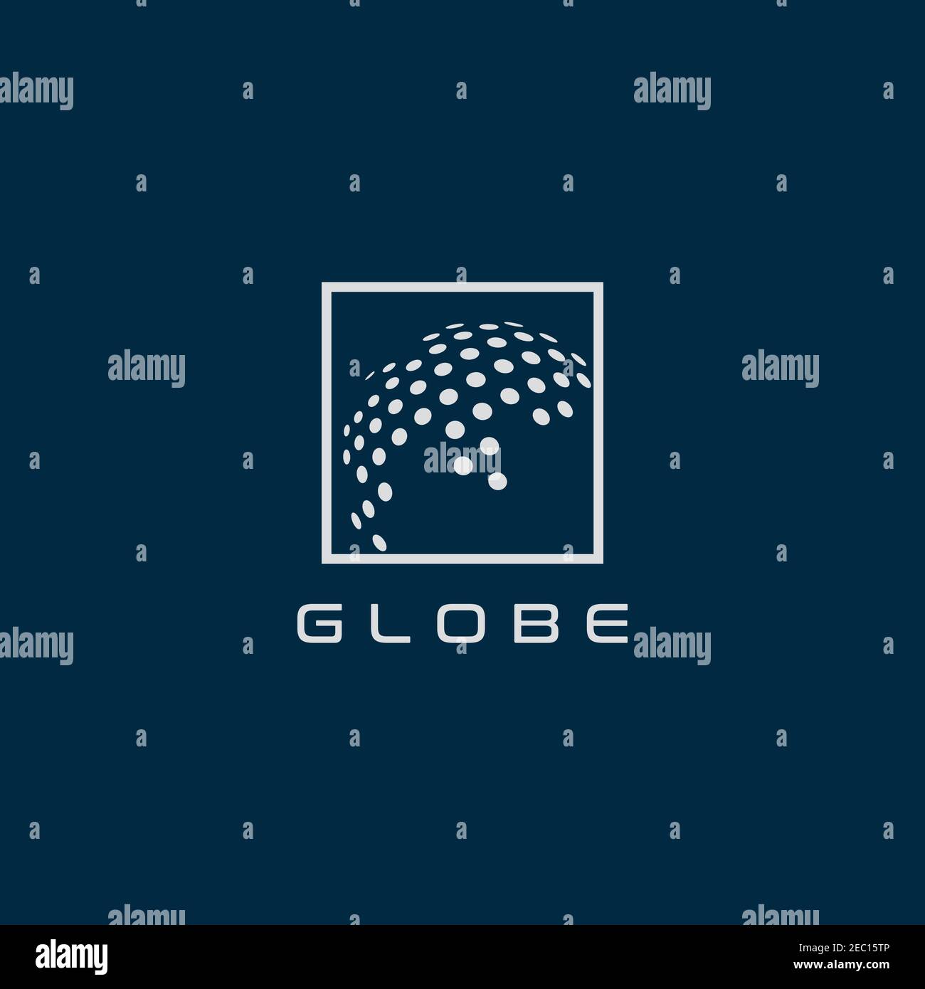 Kreative Globus Logo Inspiration Vektor Vorlage Stock Vektor