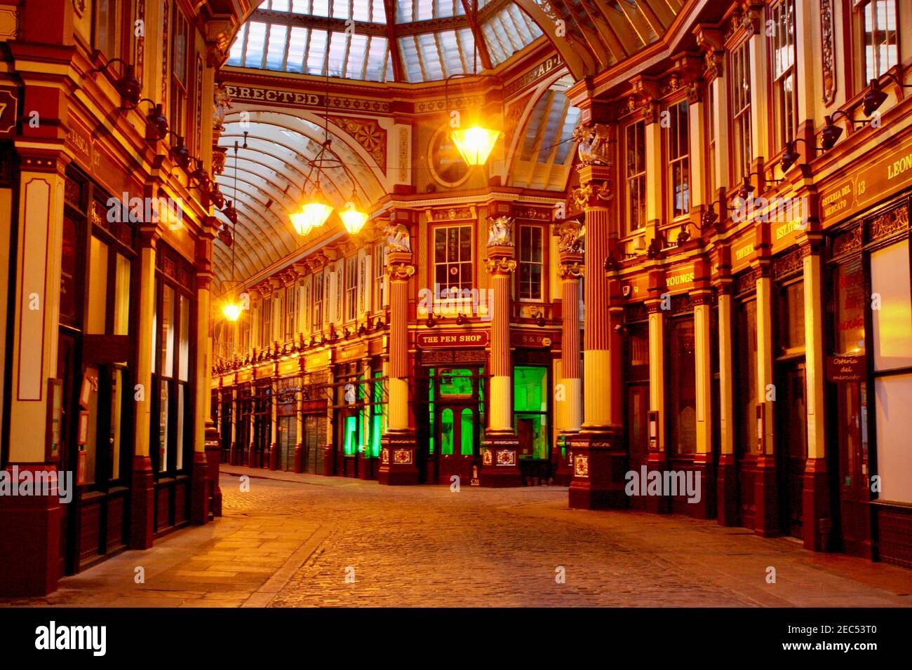 Leadenhall Market, City of London, England Stockfoto