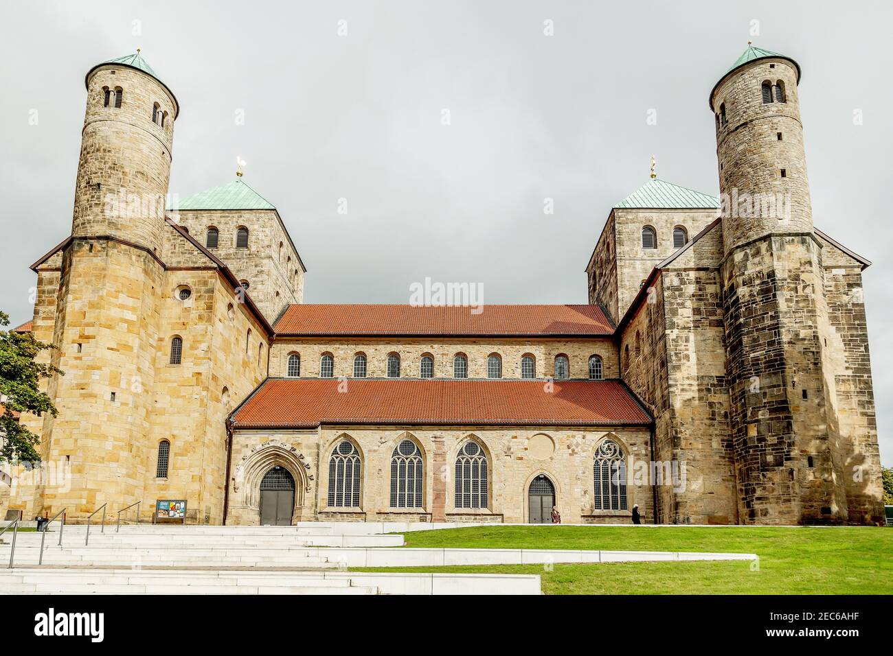 Sankt Michael Kirche oder Michaeliskirche in Hildesheim, Deutschland. Stockfoto