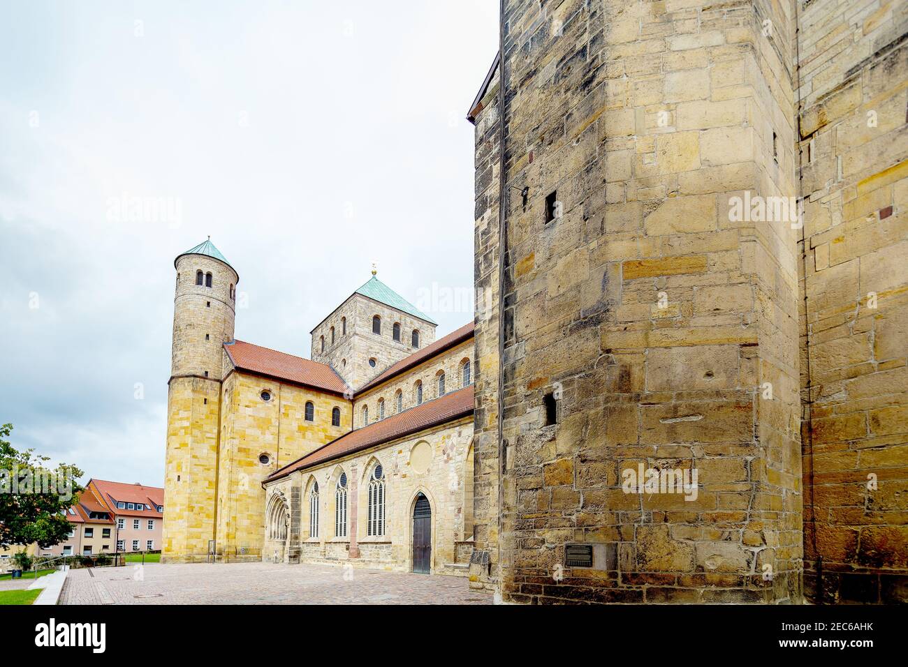Sankt Michael Kirche oder Michaeliskirche in Hildesheim, Deutschland. Stockfoto
