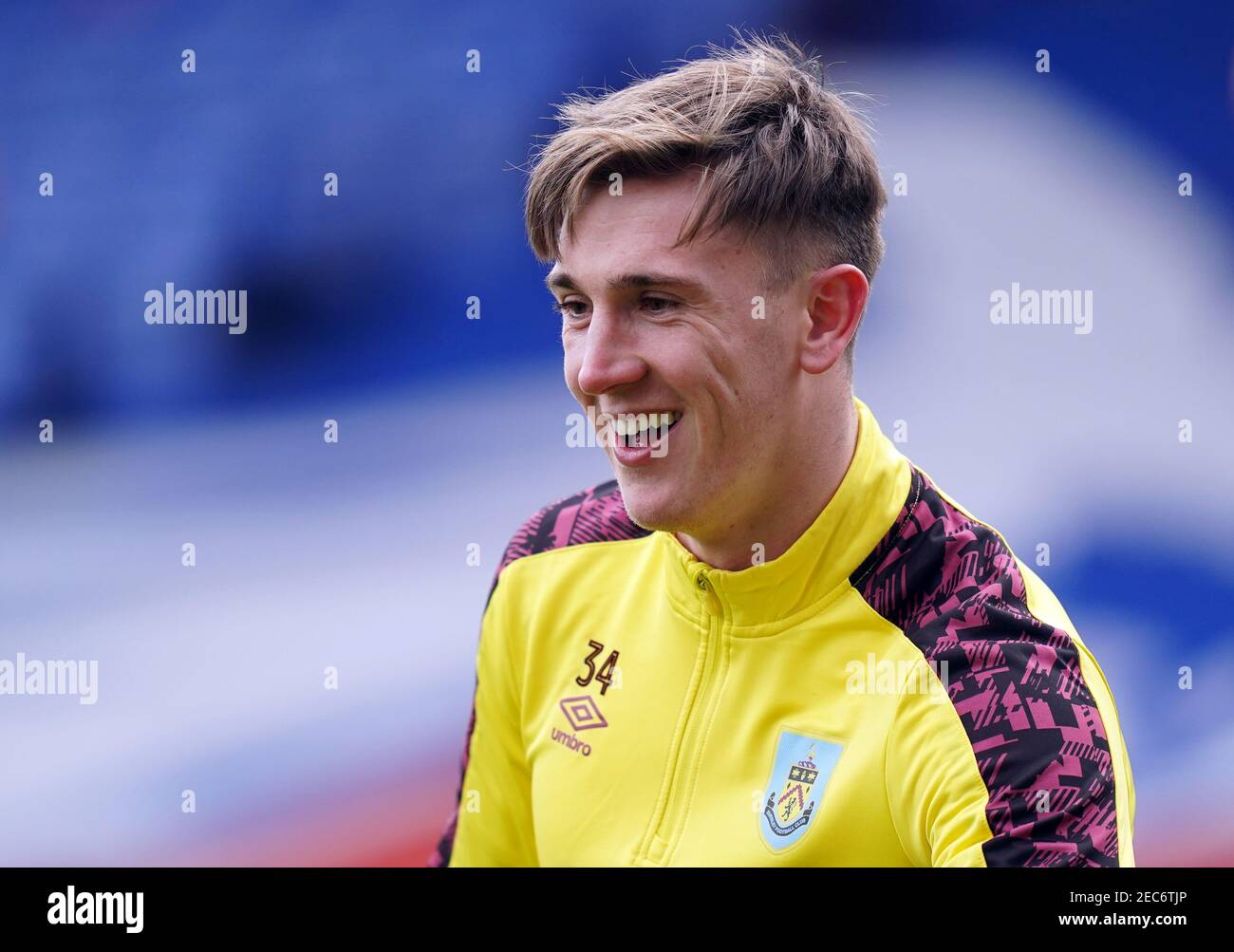 Jimmy Dunne von Burnley vor dem Premier League-Spiel im Selhurst Park, London. Bilddatum: Samstag, 13. Februar 2021. Stockfoto