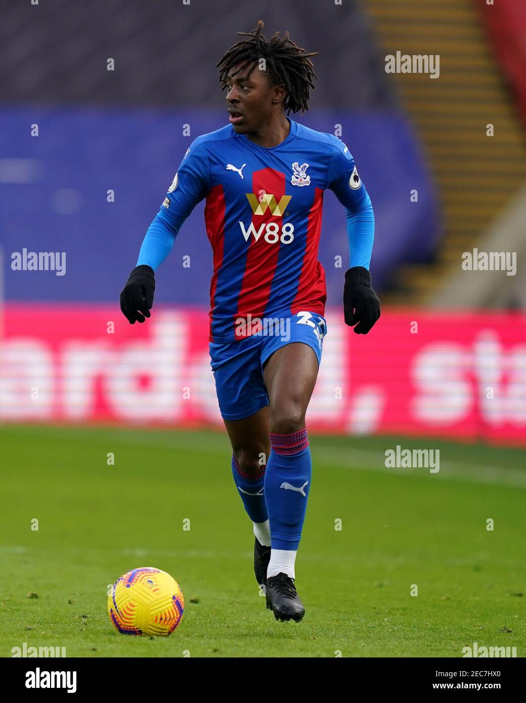 Eberechi Eze im Crystal Palace während des Premier League-Spiels im Selhurst Park, London. Bilddatum: Samstag, 13. Februar 2021. Stockfoto