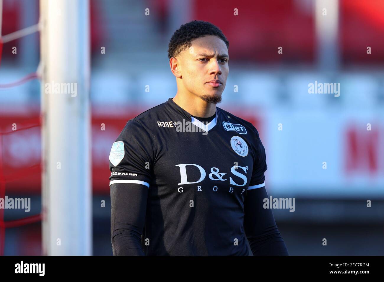 13-02-2021: Voetbal: Sparta Rotterdam gegen Fortuna Sittard: Rotterdam ROTTERDAM, NIEDERLANDE - FEBRUAR 13: Torhüter Maduka Okoye von Sparta Rotterdam d Stockfoto