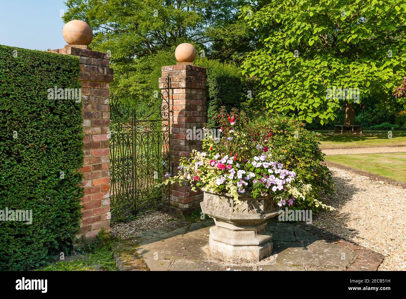 Stapehill Abbey ist jetzt eine Wohnsiedlung, Geschlossen für die Öffentlichkeit. Stockfoto