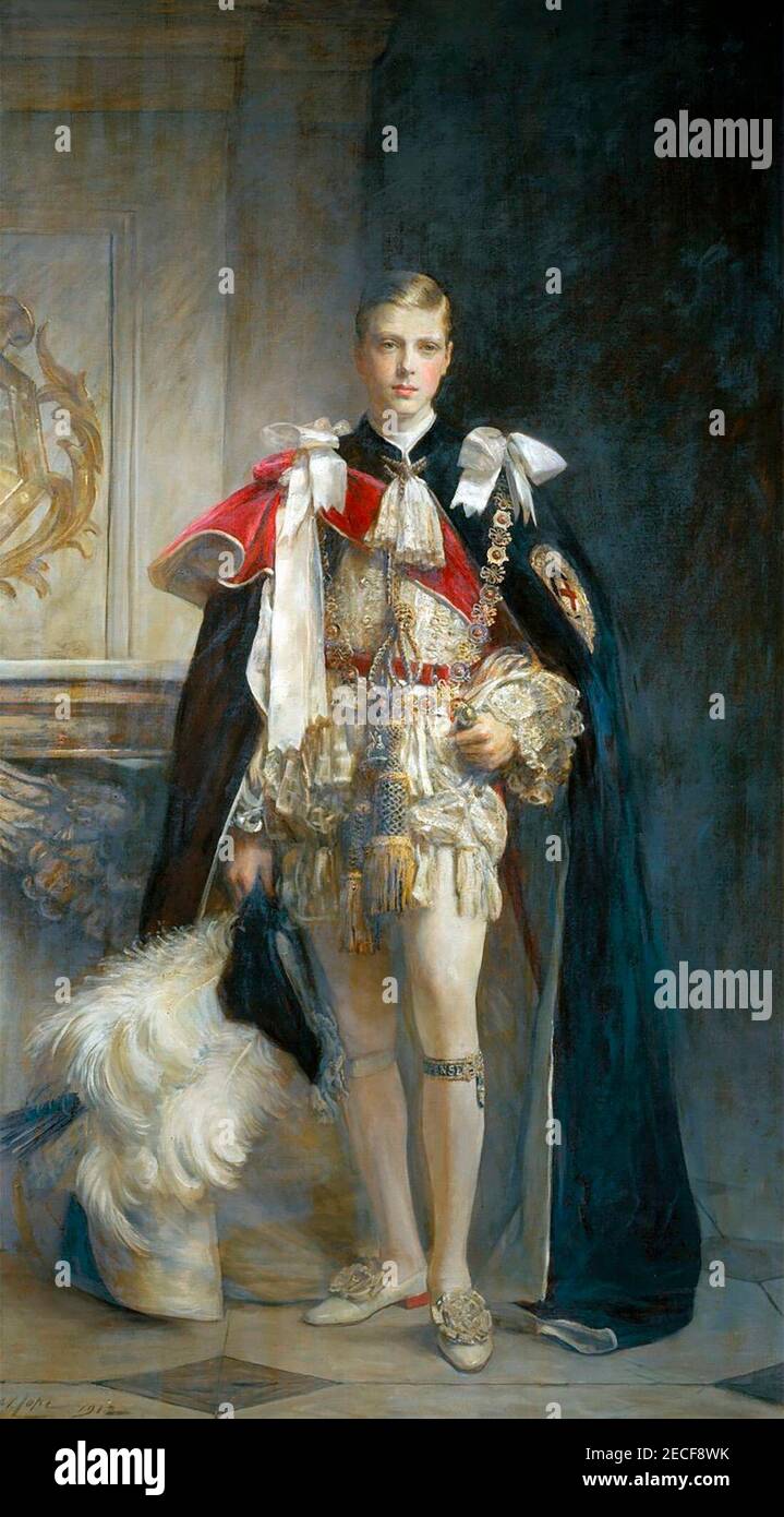 König Edward VIII (1894-1972), als Prinz von Wales - Arthur Stockdale Cope, 1912 Stockfoto