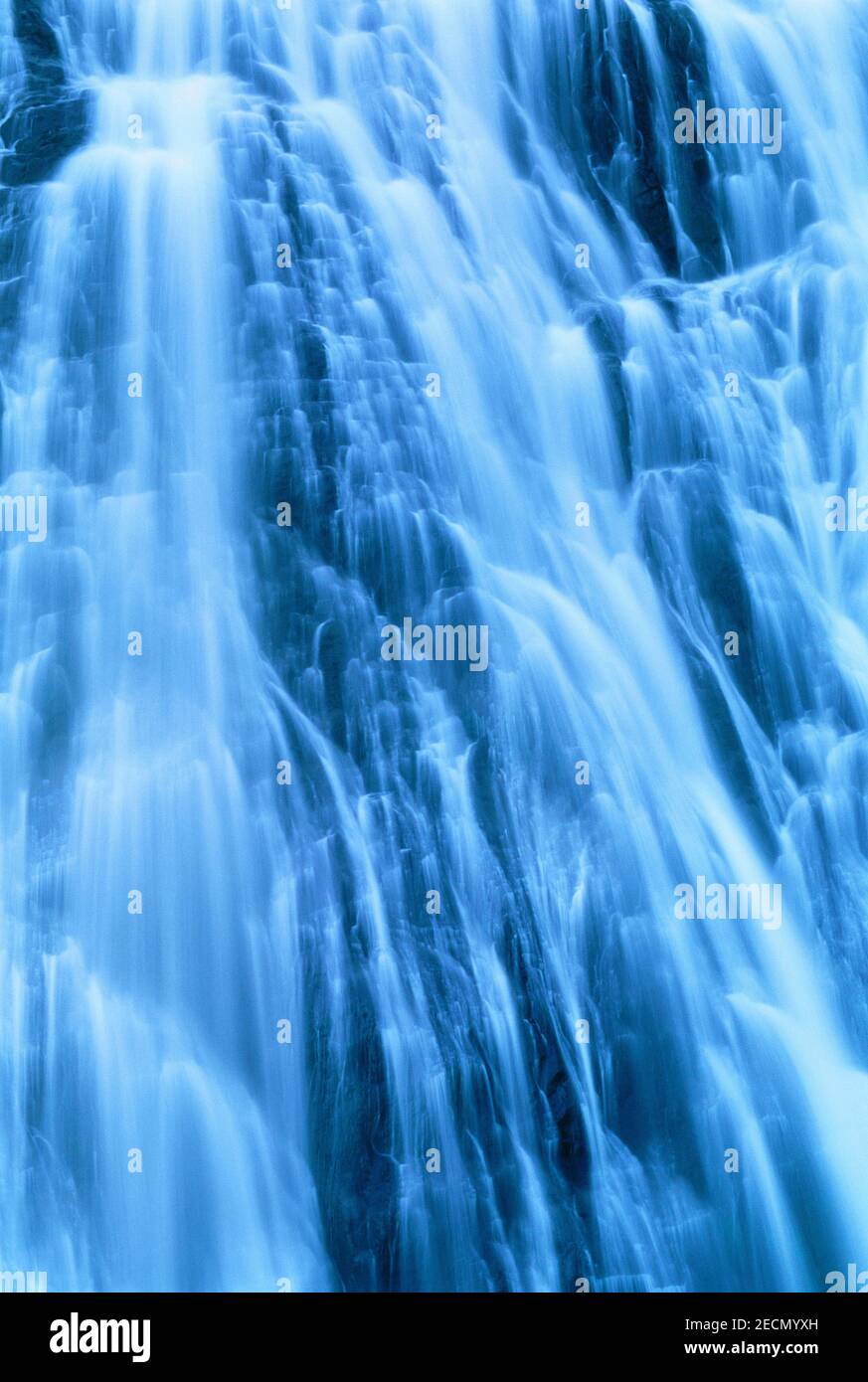 Wasserfall, Glacier National Park, Montana, USA Stockfoto