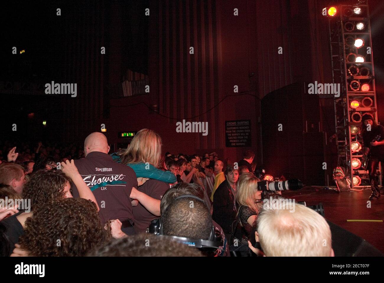 Motor Head Lüfter bei Hammersmith Eventim Apollo Stockfoto