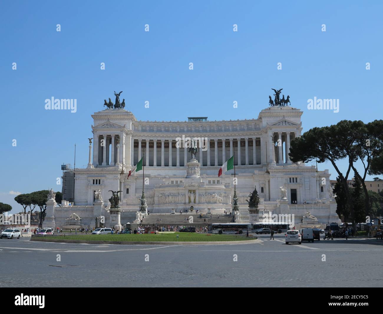 Victor Emmanuel 2 Denkmal , Rom, Italien. Stockfoto