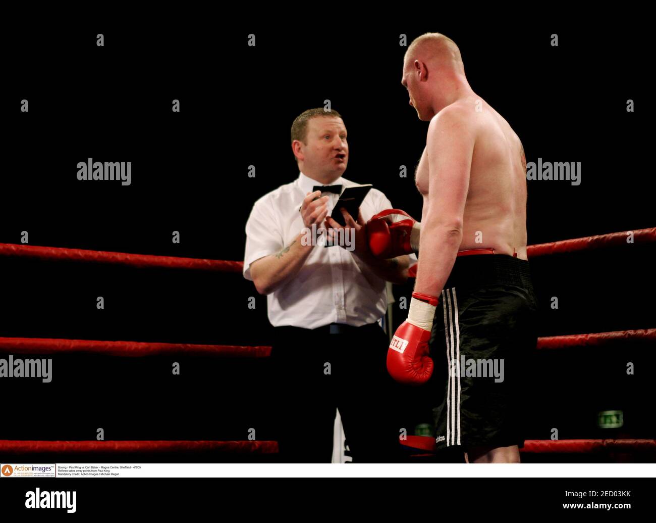 Boxen Paul King vs Carl Baker Magna Centre, Sheffield 4/3/05