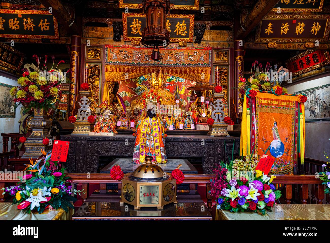 Tainan Grand Mazu Tempel, Tainan, Taiwan Stockfoto