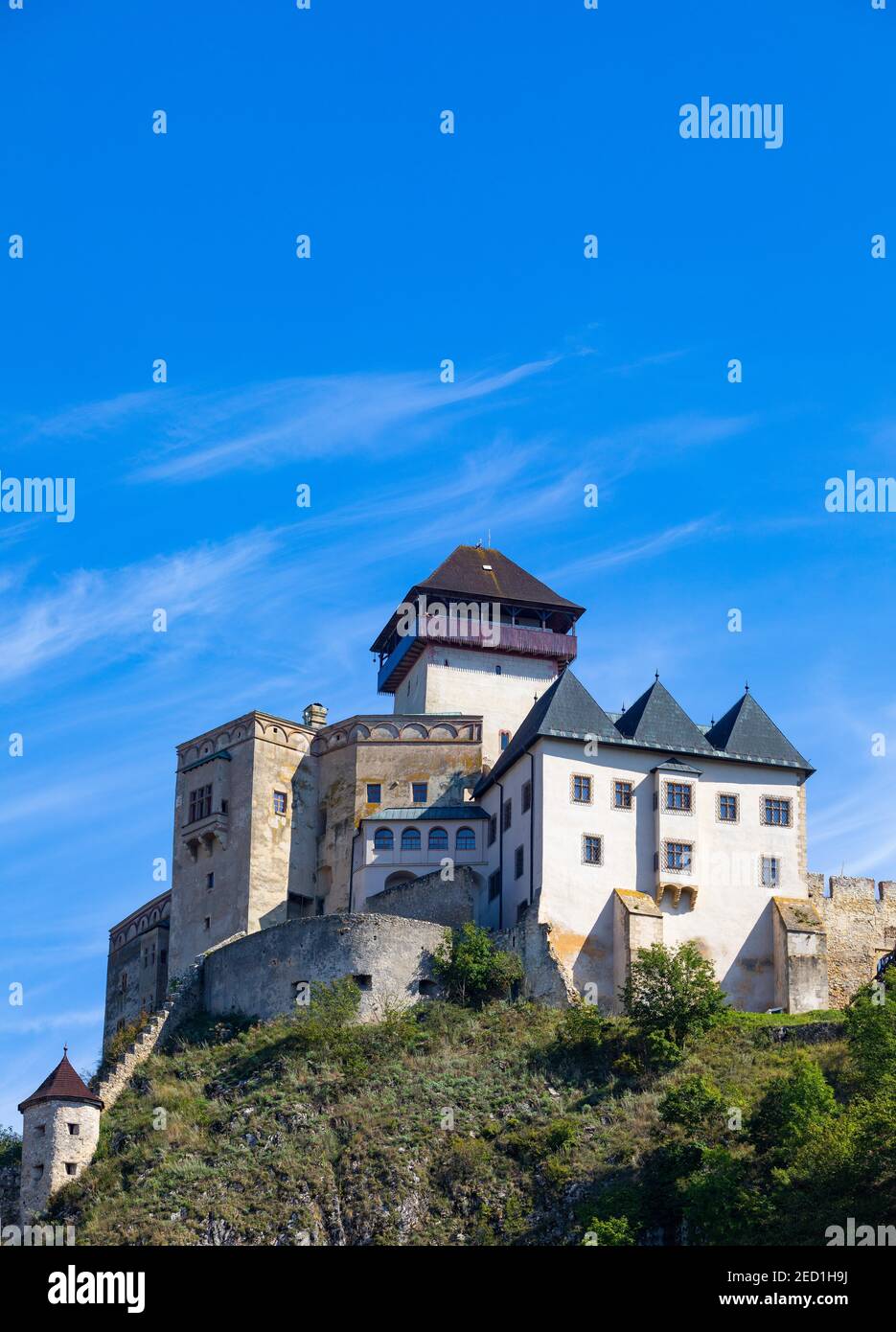 Schloss Trencin, Trencin, Slowakei Stockfoto